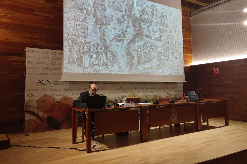 Presentación del libro «Maleficium. La caza de brujas en Navarra, siglos XIV-XVII», de Jesús M. Usunáriz